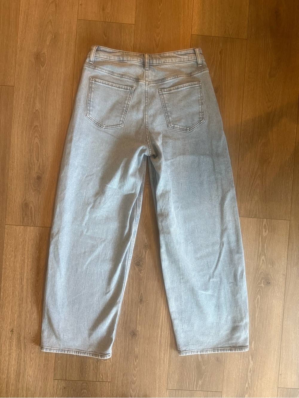 Women's Quince Bella Stretch Barrel Jeans Light Denim Size 29 - Picture 13 of 13